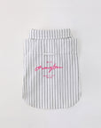 ‘DLMU' Striped Shirt