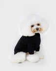 Turtleneck Long Sleeve Jumper with Embroidey Bird