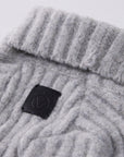 Turtleneck Thick Line Sweater