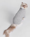 Turtleneck Thick Line Sweater