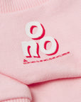 Sweatshirt with 'O NO' Print
