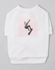 Sweatshirt with Skateboard Print