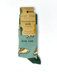 Save the Barn Owls Bamboo Socks in Olive Green