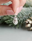 Owl Personalised Silver Charm