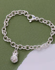 Owl Personalised Silver Charm