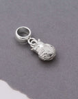 Owl Personalised Silver Charm