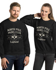 Padel North Pole Christmas Jumper — Unisex Sweatshirt Black