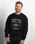 Padel North Pole Christmas Jumper — Unisex Sweatshirt Black