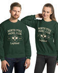 Padel North Pole Christmas Jumper — Unisex Sweatshirt Green