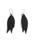 Flake Recycled Rubber Earrings - Eco Friendly