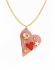 All You Need Is Love Ceramic Heart Necklace