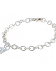 Monstera Palm Leaf Silver Charm