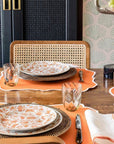 Papaya Coloured Placemats - Set of 4