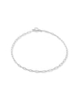 Silver Paper Clip Choker Necklace