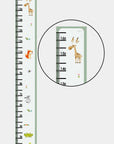 Paper Growth Chart for Kids with Animal Design