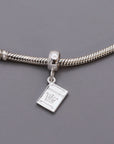 Passport Personalised Silver Charm