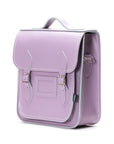 Handmade Leather City Backpack - Pastel Violet