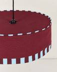 Nododinoz Paul Lampshade in Burnt Red 50cm