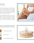 Natural Bristle Dry Body Brush