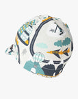 Peaked Summer Hat for Kids in Sun Yellow
