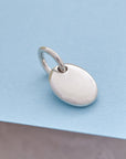 Pebble Personalised Silver Charm