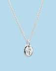 Pebble Personalised Silver Charm