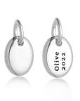 Pebble Personalised Silver Charm