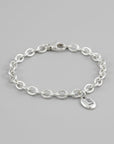 Pebble Personalised Silver Charm