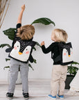Velvet Penguin Backpack for Kids - Waterproof and Adjustable