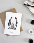 Penguin Family Greetings Card