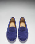 Women's Penny Driving Loafers, ink blue suede