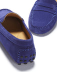 Women's Penny Driving Loafers, ink blue suede