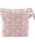 Peppa Pig Grab & Go Nappy Wet Bag - Blush Stripe