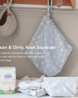 Peppa Pig Grab & Go Nappy Wet Bag - Blush Stripe