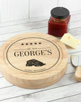 Personalised Extra Mature Wooden Cheese Board Set