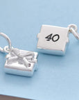 Present Personalised Silver Charm