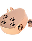 Pet Cremation Jewellery – Gold Plated Heart Shaped Pendant With Engraving