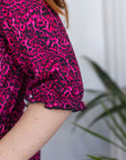 Petite Leopard Print Dress – Fitted Silhouette with Pockets | Day-to-Night Style