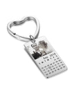 Photo Calendar Keychain - Personalised Anniversary Gift | Custom Photo Keyring