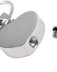 Memorial Ashes Pendant – Engraved Stainless Steel Heart Cremation Jewelry Gift