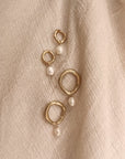Crest with Pearls Earrings
