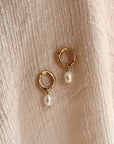 Crest with Pearls Earrings