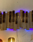 Piano Keyboard LED Wall Art