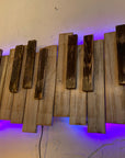 Piano Keyboard LED Wall Art