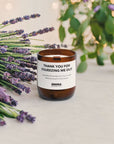 Lavender Essential Oil Scented Soy Candle-3