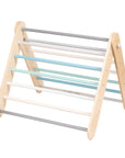 Pastel Climbing Set with Pikler Triangle and Wall