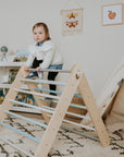 Pastel Climbing Set with Pikler Triangle and Wall