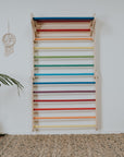 Pikler Triangle Climber with Swedish Wall Add-On (Ages 6m–7y) - Rainbow