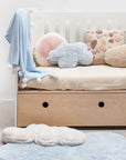 Transform Your Child’s Room with the Dreamy Cotton Cloud Throw Pillow by Lorena Canals at www.brixbailey.com