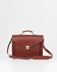 Cognac Leather Briefcase No 36